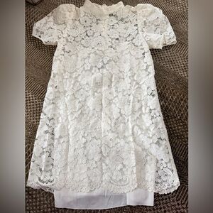 Marc Jacobs White Lace Dress